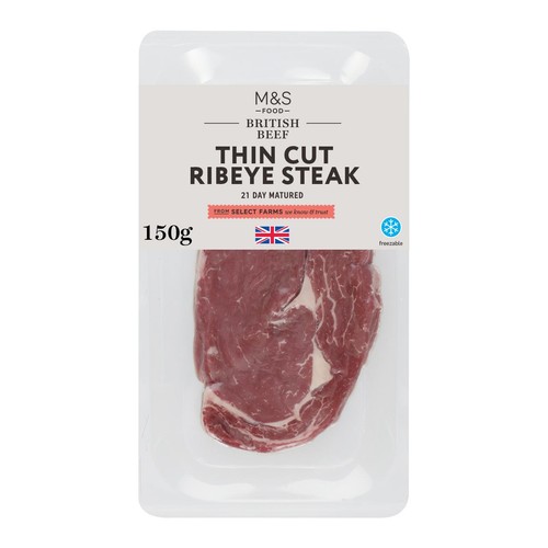 M&S Thin Cut Ribeye Steak