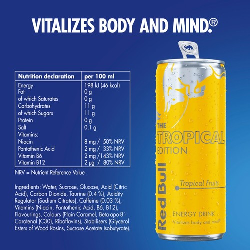 Red Bull Energy Drink Tropical Fruits Edition thumbnail 4