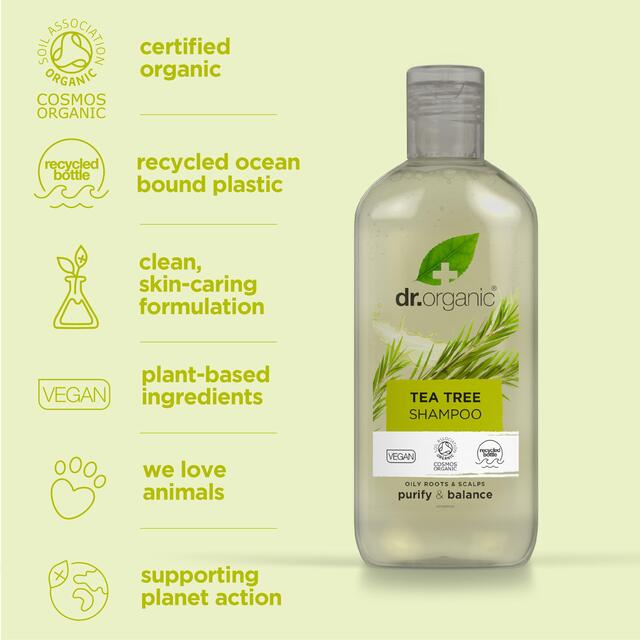 Dr Organic Tea Tree Shampoo thumbnail 4