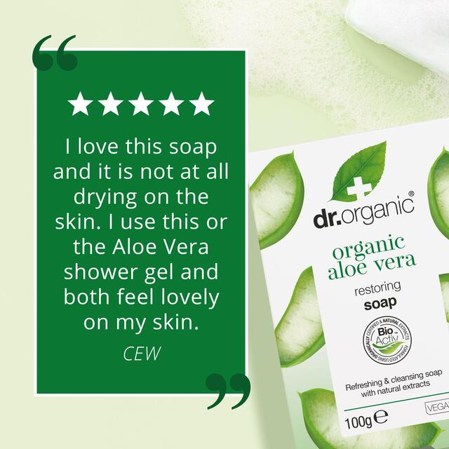 Dr Organic Aloe Vera Soap thumbnail 3