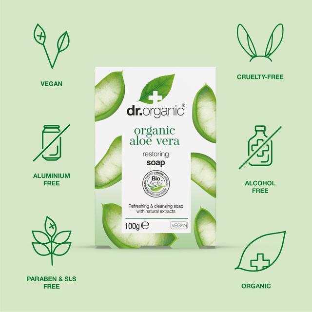 Dr Organic Aloe Vera Soap thumbnail 5