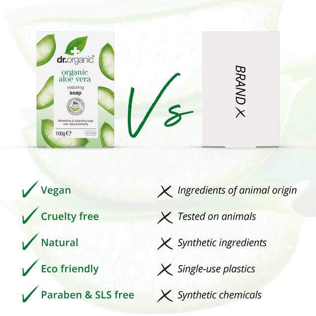 Dr Organic Aloe Vera Soap thumbnail 6