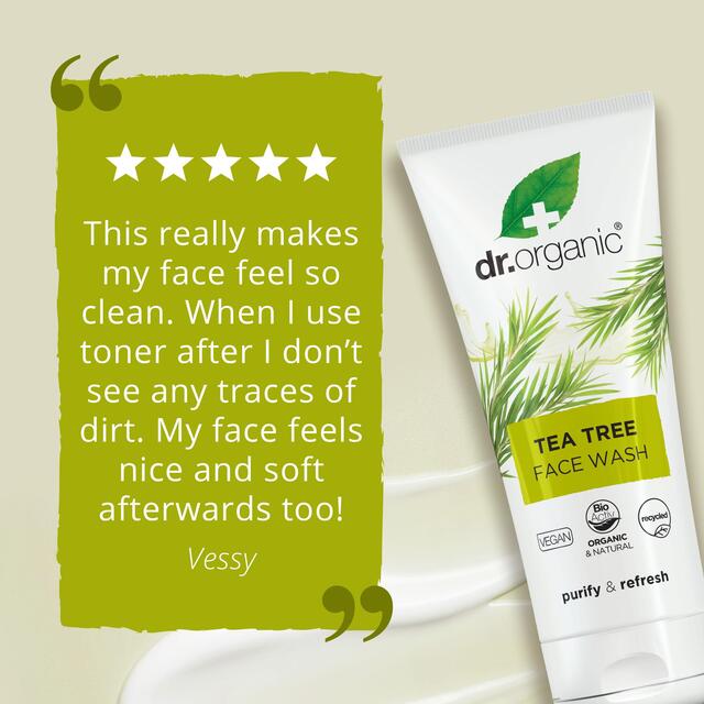 Dr Organic Tea Tree Face Wash thumbnail 3