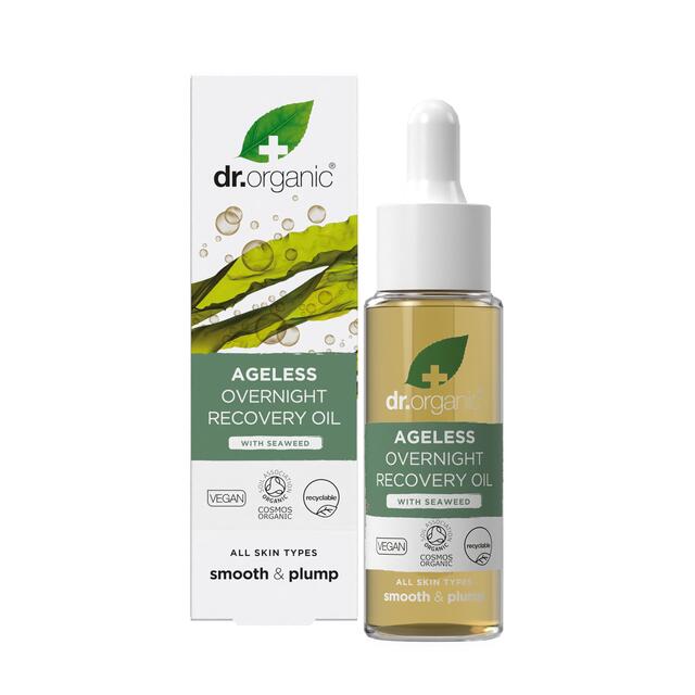 Dr Organic Ageless with Seaweed Overnight Recovery Oil