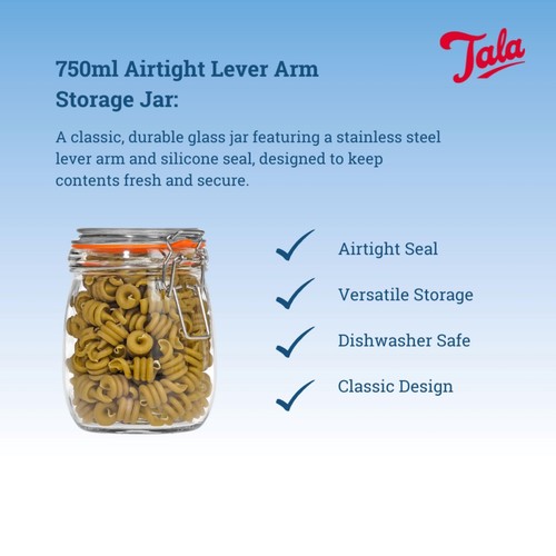 Tala 750 ml Air Tight Lever Arm Storage Jar  thumbnail 9