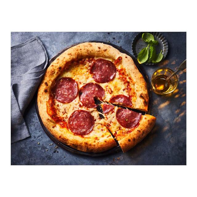 M&S Stonebaked Woodfired Salami Napoli Pizza Frozen thumbnail 2