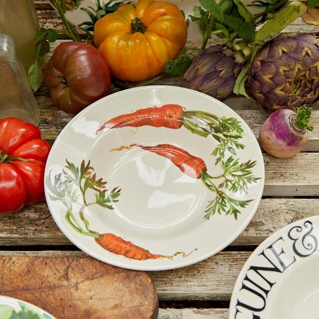 Emma Bridgewater Vegetable Garden Carrots Soup Plate thumbnail 5