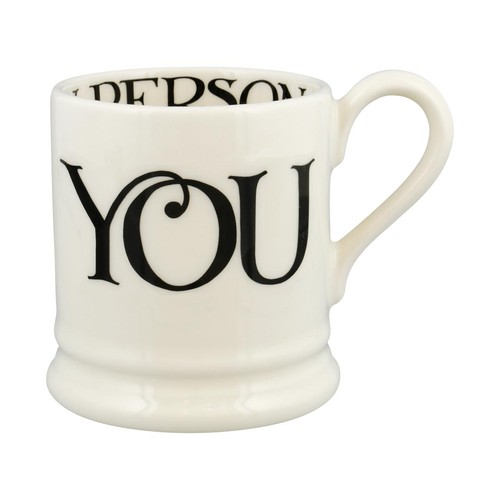 Emma Bridgewater Black Toast You & Me 1/2 Pint Mugs Boxed thumbnail 2