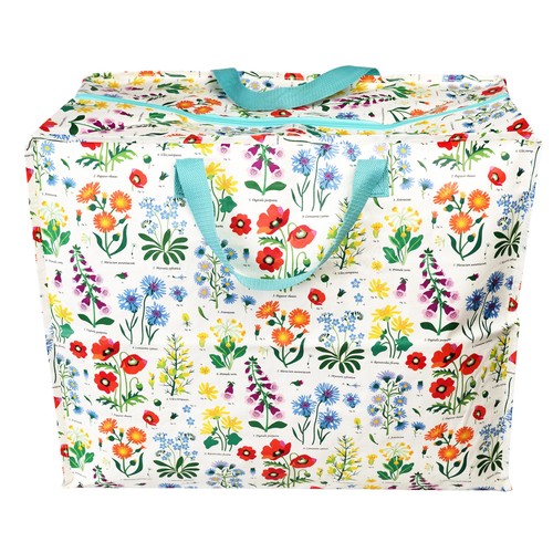 Wild Flowers Jumbo Storage Bag