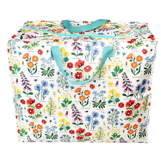 Wild Flowers Jumbo Storage Bag