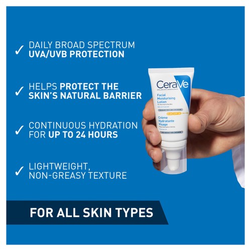 CeraVe AM Facial Moisturising Lotion SPF30 for Normal to Dry Skin thumbnail 2