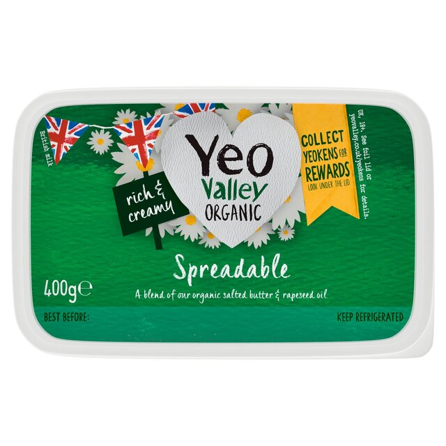 Yeo Valley Organic Spreadable Blend of Butter and Rapeseed Oil thumbnail 2