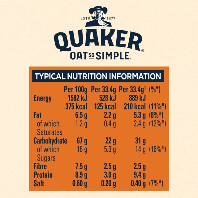 Quaker Oat So Simple Caramelised Biscuit Porridge Cereal Sachets thumbnail 3