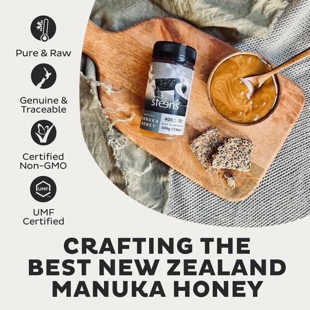 Steens MGO 400+ (UMF13+) Manuka Honey thumbnail 6