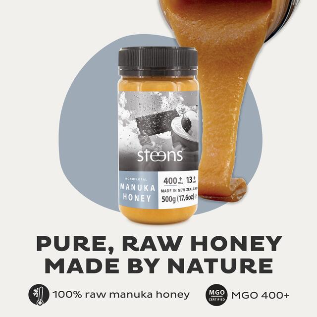 Steens MGO 400+ (UMF13+) Manuka Honey thumbnail 7