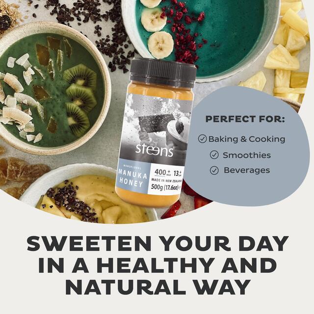 Steens MGO 400+ (UMF13+) Manuka Honey thumbnail 8