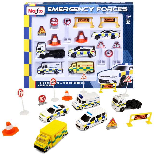 Emergency Vehicle Car Playset thumbnail 4