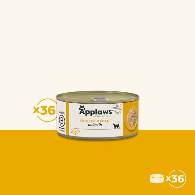 Applaws Cat Tin Chicken Bulk Pack thumbnail 3