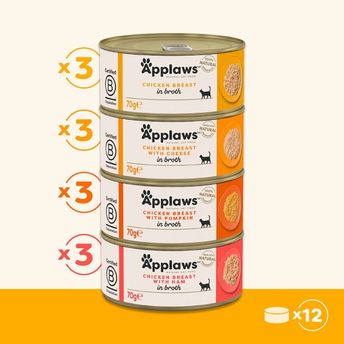 Applaws Cat Tin Multipack Chicken Collection thumbnail 4
