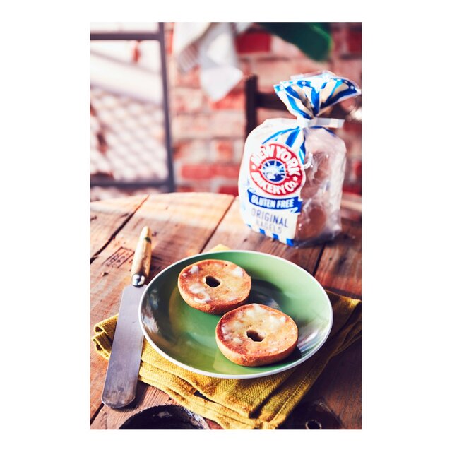 New York Bakery Co. Gluten Free Plain Bagels thumbnail 3