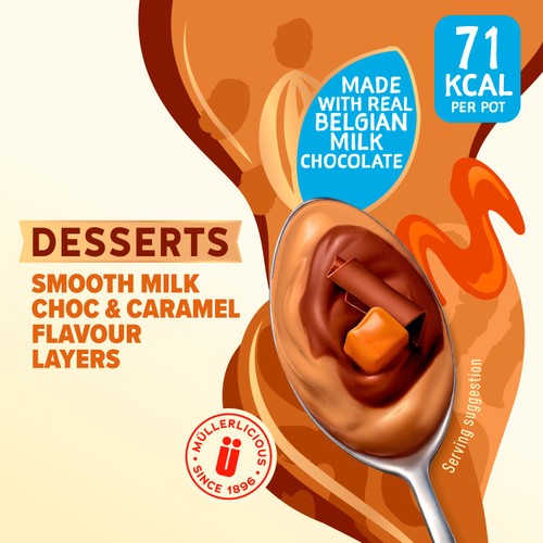 Muller Light Choc Pot Caramel Low Fat Dessert thumbnail 3