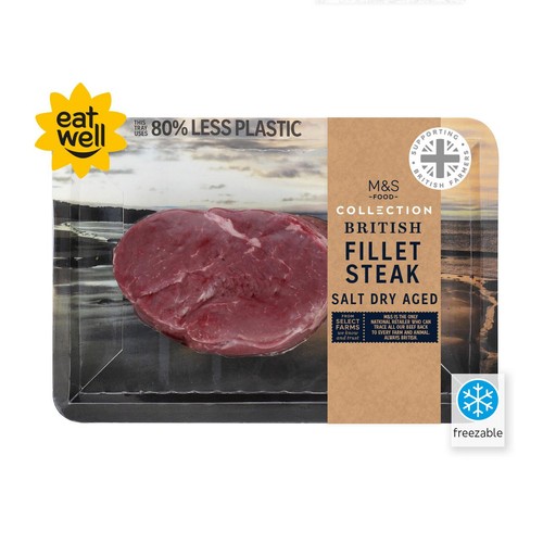  M&S Collection British Fillet Steak Salt Dry Aged 