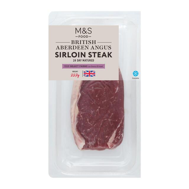 M&S Aberdeen Angus Sirloin Steak