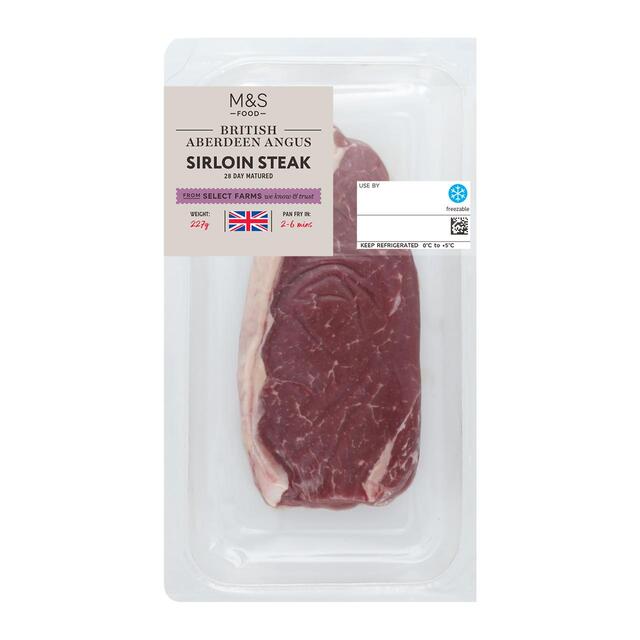 M&S Aberdeen Angus Sirloin Steak thumbnail 2