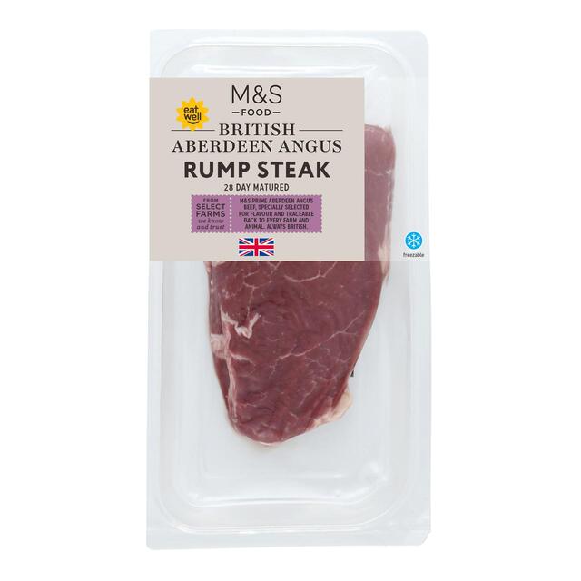 M&S Aberdeen Angus Rump Steak