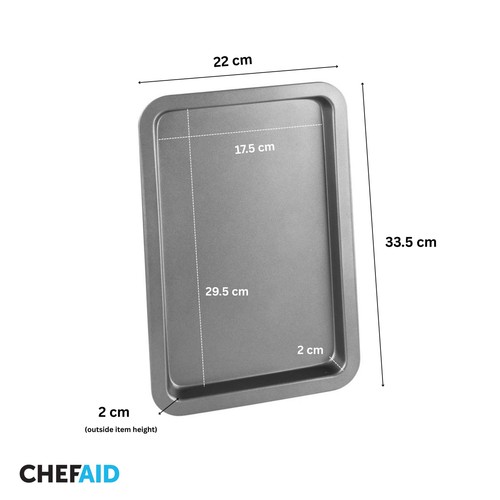 Chef Aid Baking Tray 30 x 18 x 2cm thumbnail 3