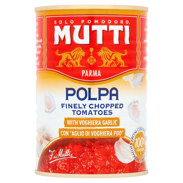 Mutti Polpa Finely Chopped Italian Tomatoes & Garlic