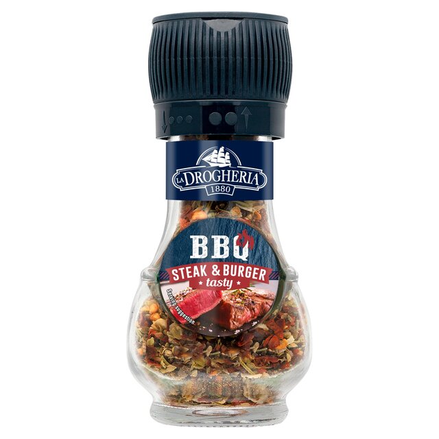 La Drogheria BBQ Steak & Burger Seasoning Mill Adjustable Grinder thumbnail 2