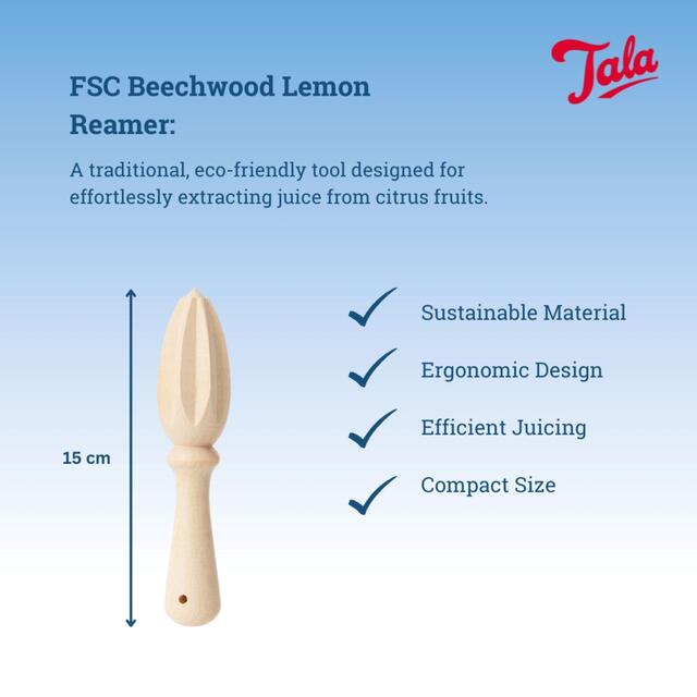 Tala FSC Beechwood Lemon Reamer thumbnail 2