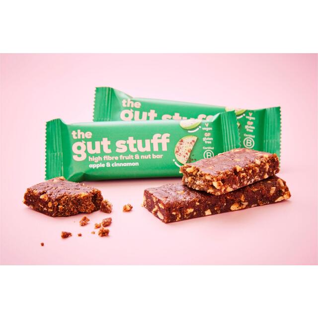 The Gut Stuff Apple & Cinnamon High Fibre Fruit & Nut Box of Bars thumbnail 3