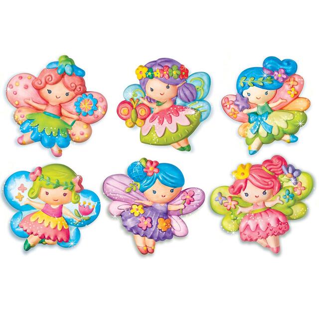 Fairies Mould & Paint Glitter Craft Magnets thumbnail 2