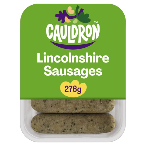 Cauldron Lincolnshire Vegan Sausages x6 276g