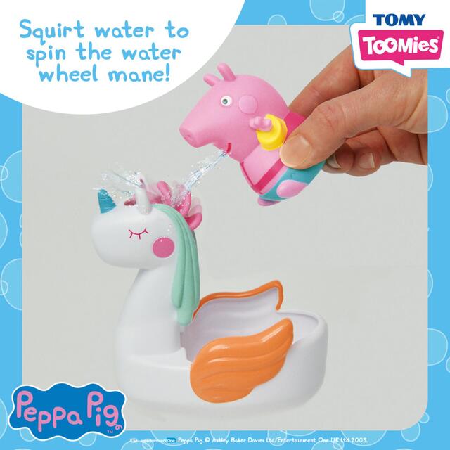 Peppa Pig Peppa Bath Floats Peppa & Unicorn thumbnail 5