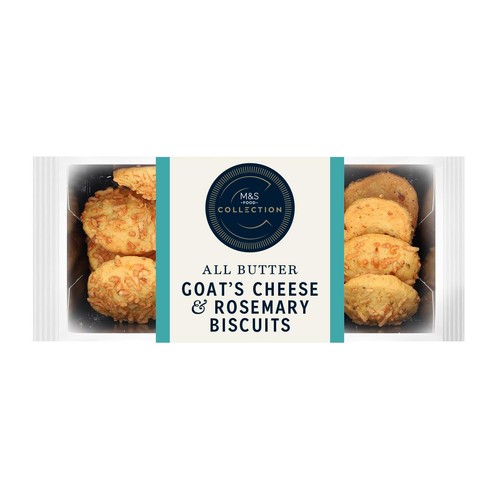 M&S Collection All Butter Goat's Cheese & Rosemary Biscuits
