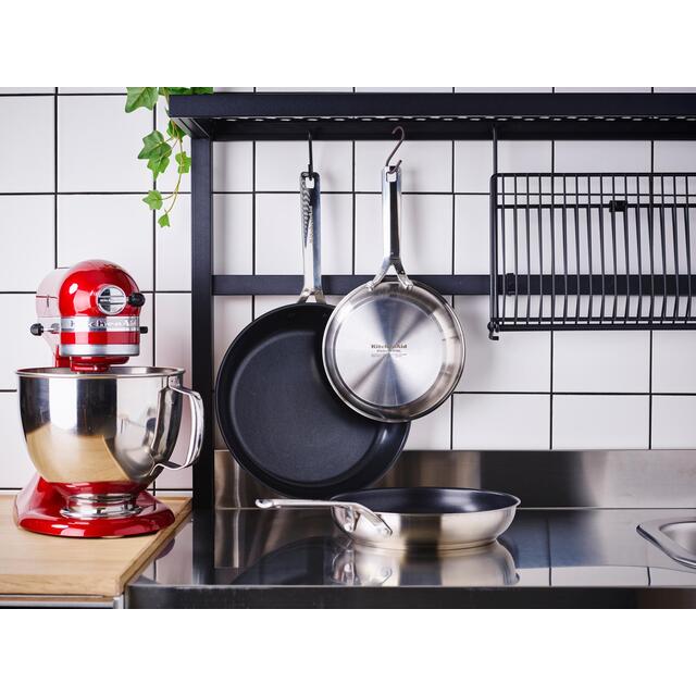 KitchenAid Stainless Steel Ceramic Non-Stick 28cm/3.6 Litre Wok thumbnail 6