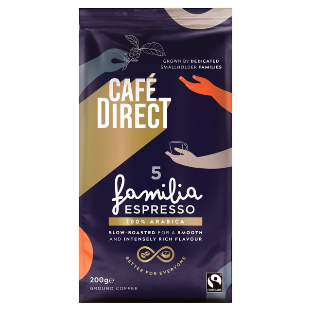 Cafedirect Fairtrade Familia Espresso Ground Coffee thumbnail 2