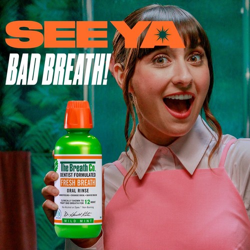 The Breath Co. Alcohol Free Mouthwash Mild Mint thumbnail 3