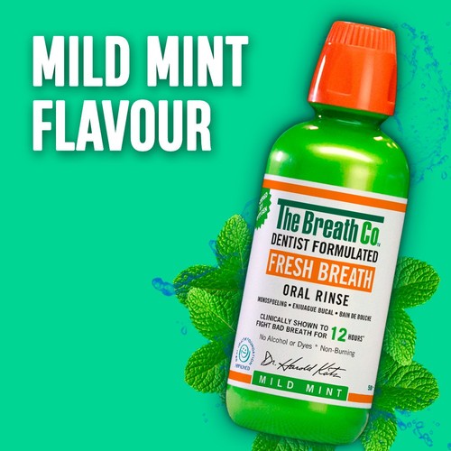 The Breath Co. Alcohol Free Mouthwash Mild Mint thumbnail 7