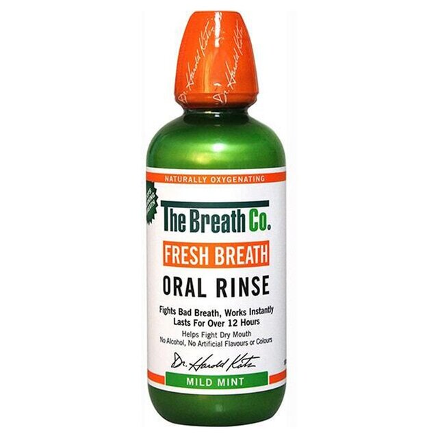 The Breath Co. Alcohol Free Mouthwash Mild Mint