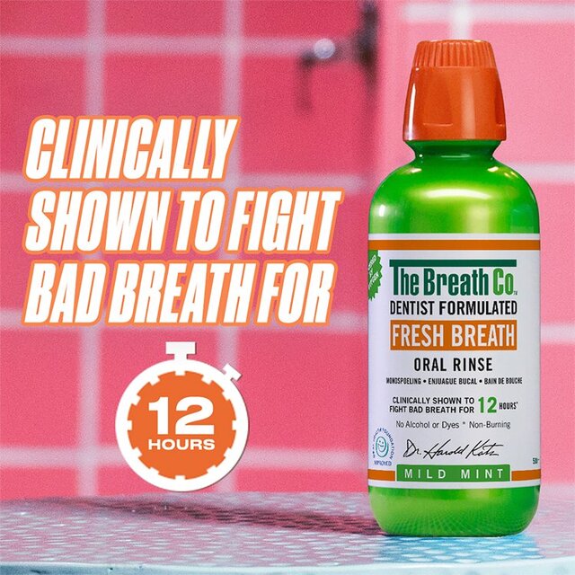 The Breath Co. Alcohol Free Mouthwash Mild Mint thumbnail 2