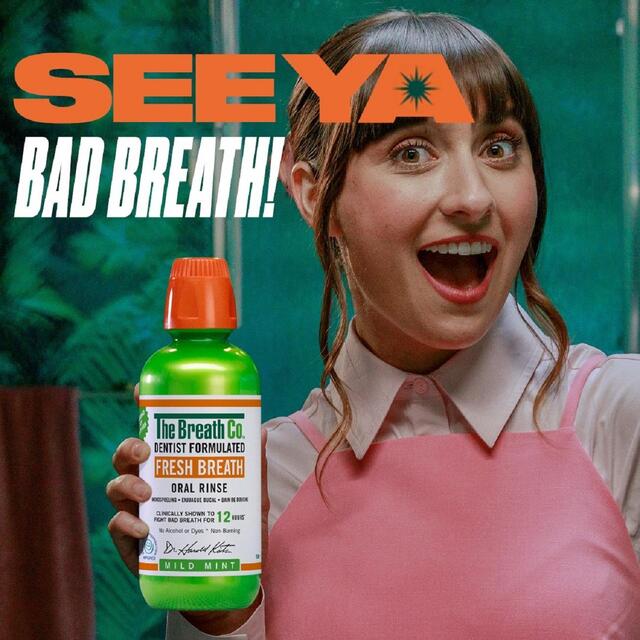 The Breath Co. Alcohol Free Mouthwash Mild Mint thumbnail 7