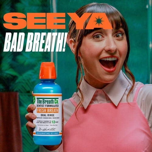 The Breath Co. Alcohol Free Mouthwash Icy Mint thumbnail 2