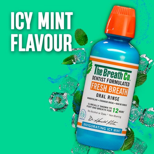 The Breath Co. Alcohol Free Mouthwash Icy Mint thumbnail 4