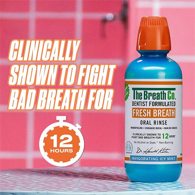 The Breath Co. Alcohol Free Mouthwash Icy Mint thumbnail 2