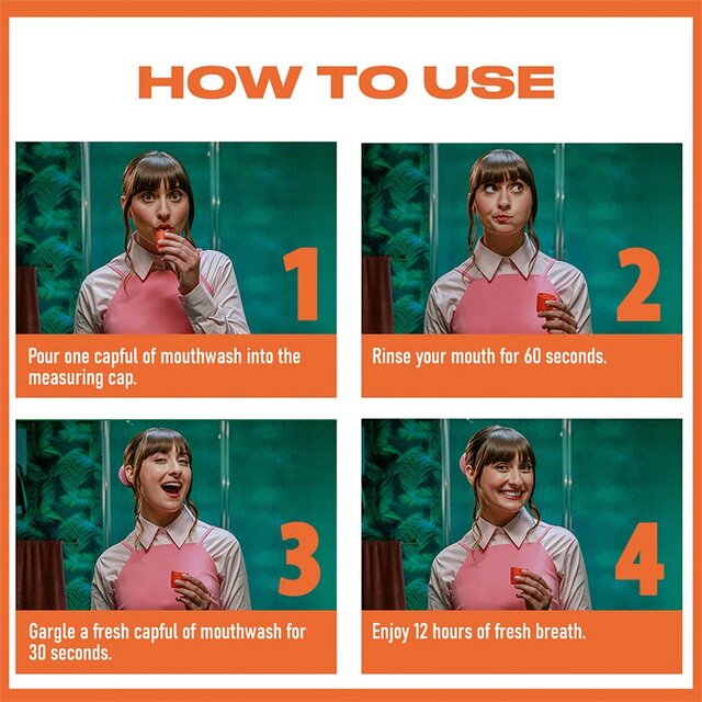 The Breath Co. Alcohol Free Mouthwash Icy Mint thumbnail 4