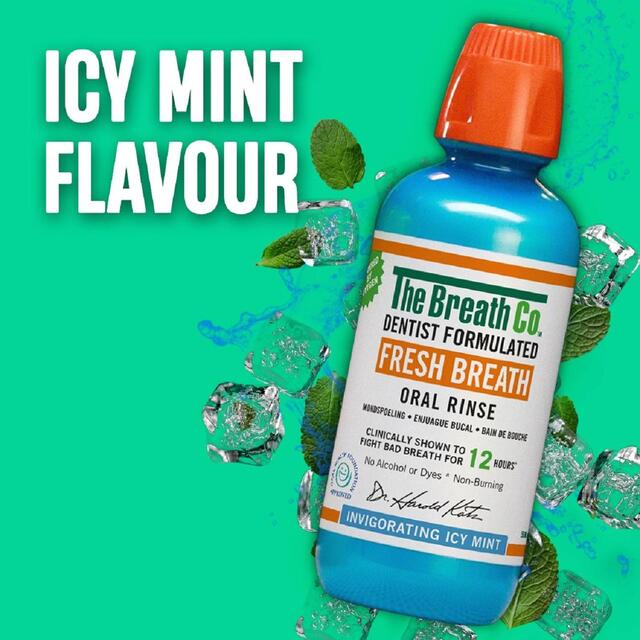 The Breath Co. Alcohol Free Mouthwash Icy Mint thumbnail 5